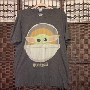 The Mandalorian Baby Yoda Logo T-Shirt